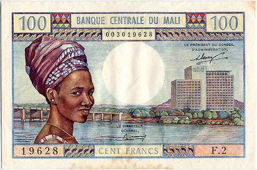 Мали, 100 франков